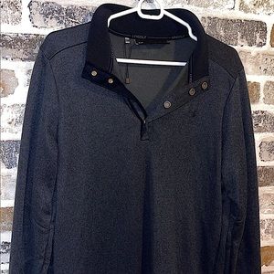 Grey/Black Under Amour Golfing Shirt | Pull Over